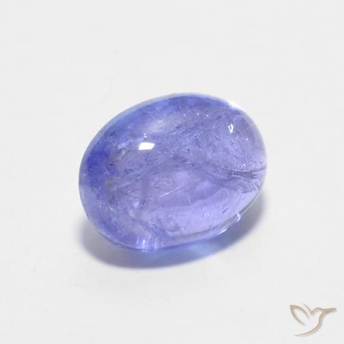 Tanzanita Violeta natural de 1.84 ct, Ovalada, Transparente