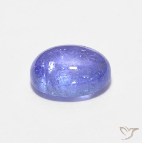 Tanzanita Violeta natural de 1.84 ct, Ovalada, Transparente