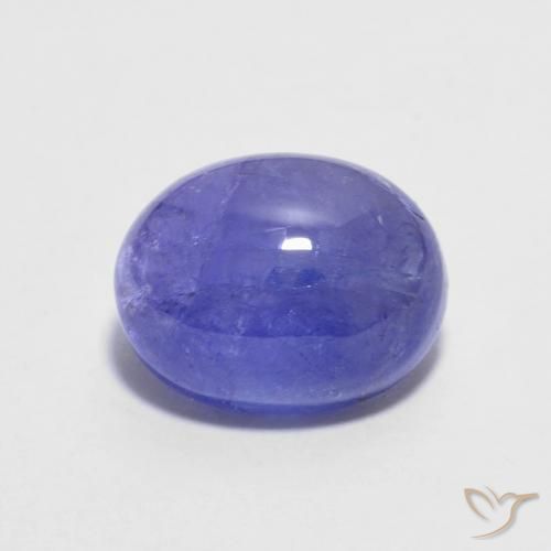 3.08ct Natural Azul violeta tanzanita, Ovalada, Translúcido