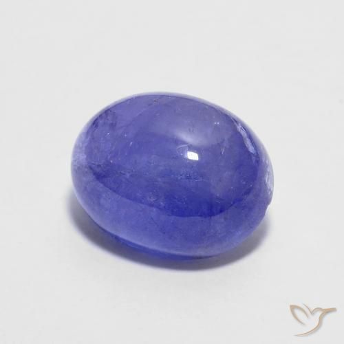 Tanzanita Azul violeta natural de 3.08 ct, Ovalada, Translúcido