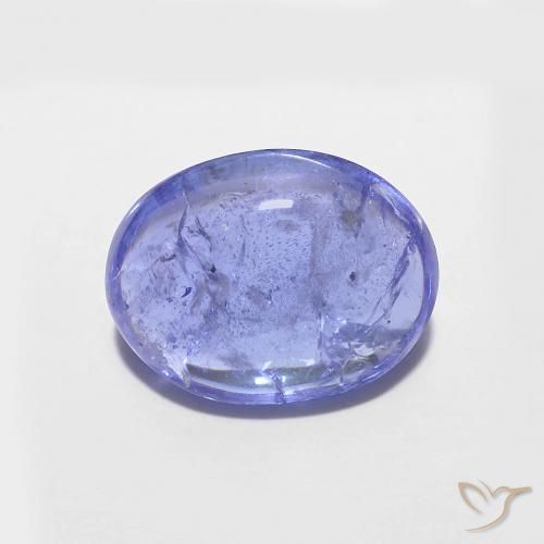 2.69ct Natural Azul violeta intenso tanzanita, Ovalada, Transparente