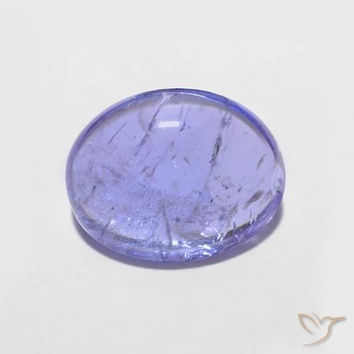 2.99ct Natural Azul violeta intenso tanzanita, Ovalada, Transparente