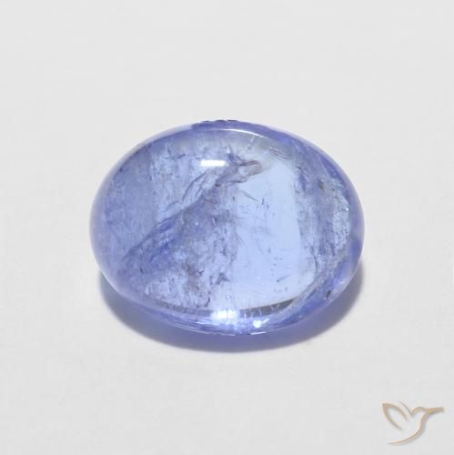 1.64ct Natural Azul violeta intenso tanzanita, Ovalada, Transparente