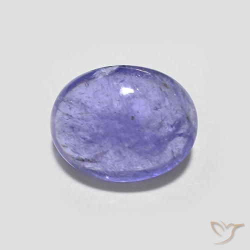 2.41ct Natural Violeta claro tanzanita, Ovalada, Transparente