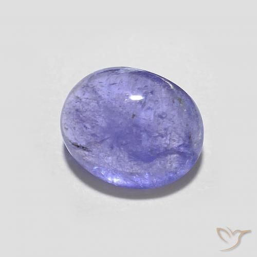 Tanzanita Violeta claro natural de 2.41 ct, Ovalada, Transparente