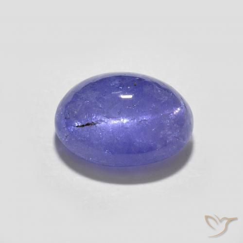 Tanzanita Violeta claro natural de 2.41 ct, Ovalada, Transparente