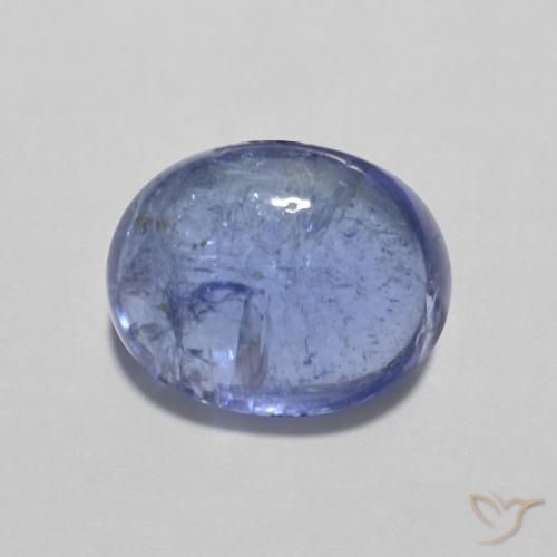 3.61ct Natural Azul violeta intenso tanzanita, Ovalada, Transparente