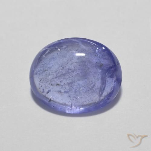2.93ct Natural Azul violeta intenso tanzanita, Ovalada, Transparente