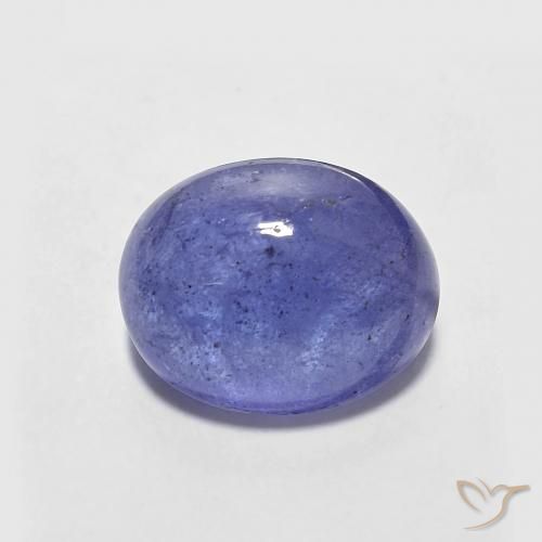 2.89ct Natural Azul violeta intenso tanzanita, Ovalada, Translúcido