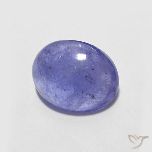Tanzanita Azul violeta intenso natural de 2.15 ct, Ovalada, Translúcido