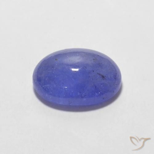 Tanzanita Azul violeta intenso natural de 2.15 ct, Ovalada, Translúcido