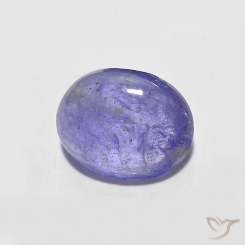 Tanzanita Violeta natural de 2.06 ct, Ovalada, Transparente