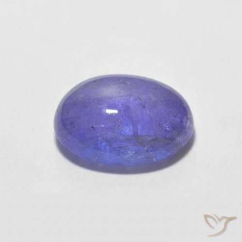 Tanzanita Violeta natural de 2.06 ct, Ovalada, Transparente