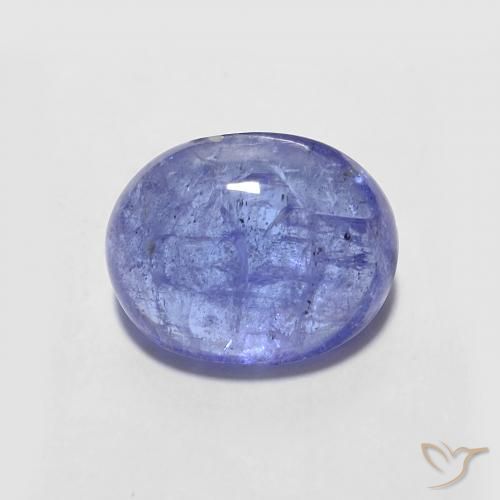 2.45ct Natural Azul violeta intenso tanzanita, Ovalada, Transparente