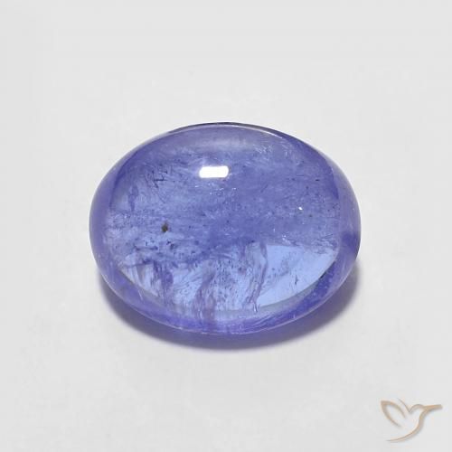 2.78ct Natural Azul violeta intenso tanzanita, Ovalada, Transparente