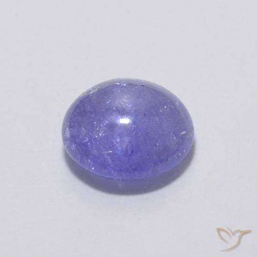 Tanzanita Violeta claro natural de 1.43 ct, Redondo, Transparente