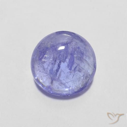 1.45ct Natural Azul violeta intenso Tanzanita, Redondo, Transparente