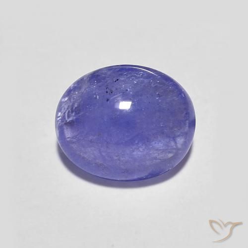 2.19ct Natural Violeta tanzanita, Ovalada, Translúcido