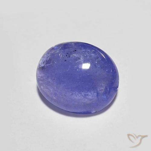 Tanzanita Violeta natural de 2.19 ct, Ovalada, Translúcido