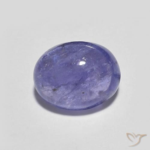 3.00ct Natural Violeta tanzanita, Ovalada, Transparente