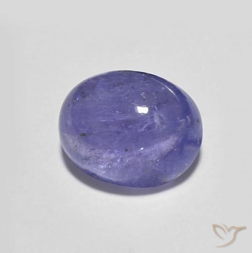 Tanzanita Violeta natural de 3.00 ct, Ovalada, Transparente