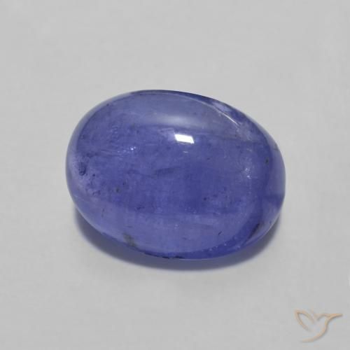 Tanzanita Azul violeta natural de 2.60 ct, Ovalada, Translúcido