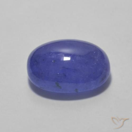 Tanzanita Azul violeta natural de 2.60 ct, Ovalada, Translúcido