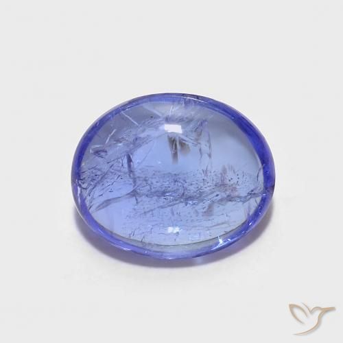 2.67ct Natural Azul violeta intenso Tanzanita, Ovalada, Transparente
