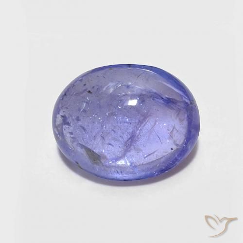 3.08ct Natural Azul violeta intenso tanzanita, Ovalada, Transparente