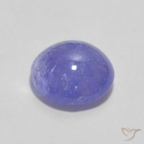 Tanzanita Violeta natural de 1.59 ct, Redondo, Translúcido