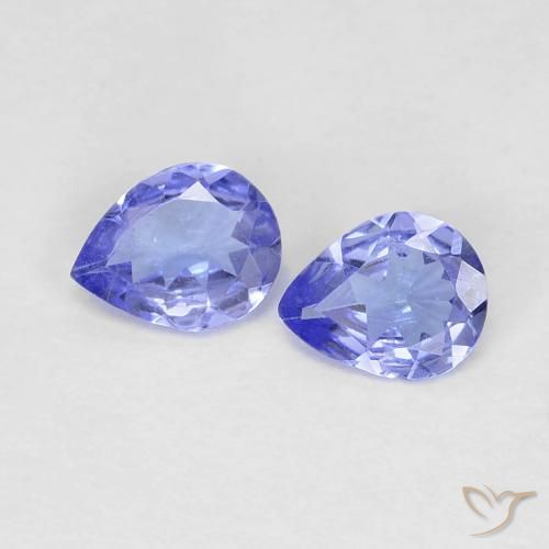 0.51ctw Natural Azul oscuro Tanzanita, En forma de pera, VVS-VS