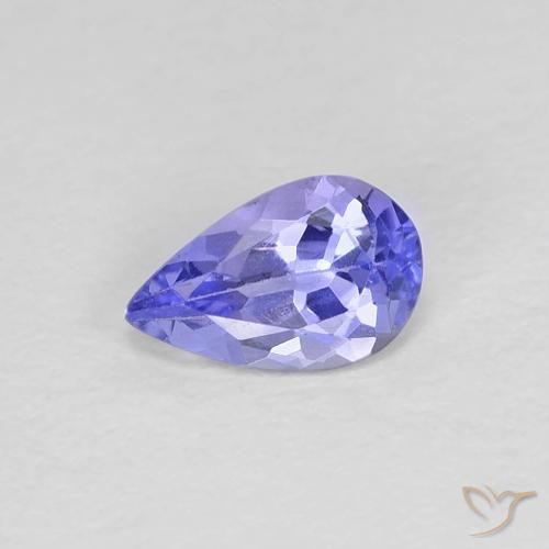 0.37ct Natural Azul eléctrico tanzanita, En forma de pera, VVS