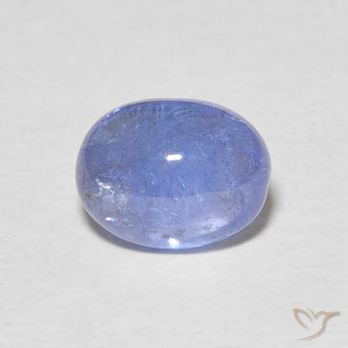 2.60ct Natural Celeste tanzanita, Ovalada, Transparente