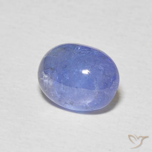 Tanzanita Celeste natural de 2.60 ct, Ovalada, Transparente