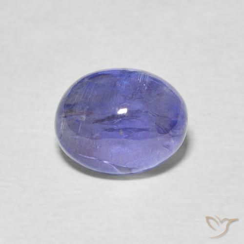 2.72ct Natural Azul violeta intenso tanzanita, Ovalada, Transparente
