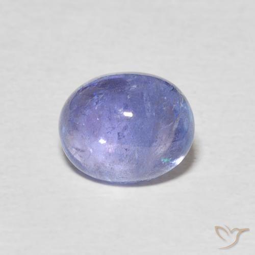 2.57ct Natural Azul violeta intenso tanzanita, Ovalada, Transparente