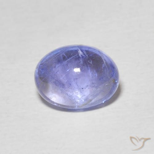 2.45ct Natural Azul violeta intenso tanzanita, Ovalada, Transparente