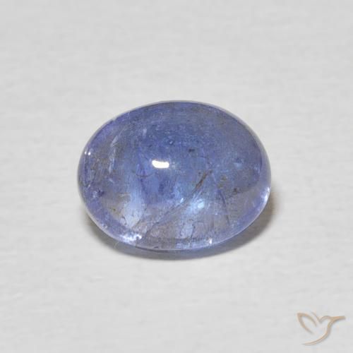 2.66ct Natural Azul claro tanzanita, Ovalada, Transparente