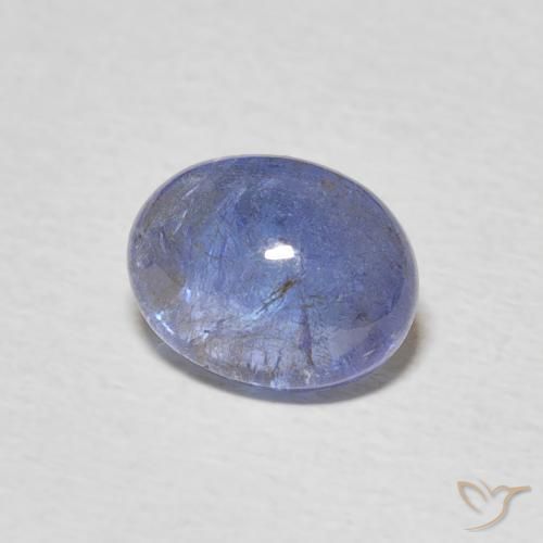Tanzanita Azul claro natural de 2.66 ct, Ovalada, Transparente