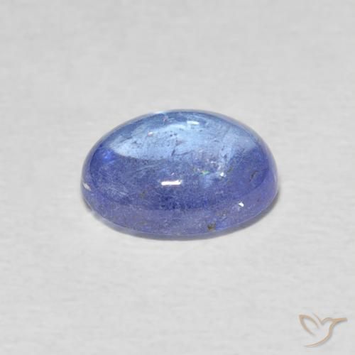 Tanzanita Azul marino claro natural de 1.63 ct, Ovalada, Transparente
