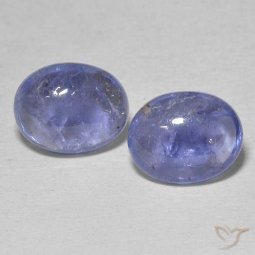 6.32ctw Natural Azul violeta intenso tanzanita, Ovalada, Transparente