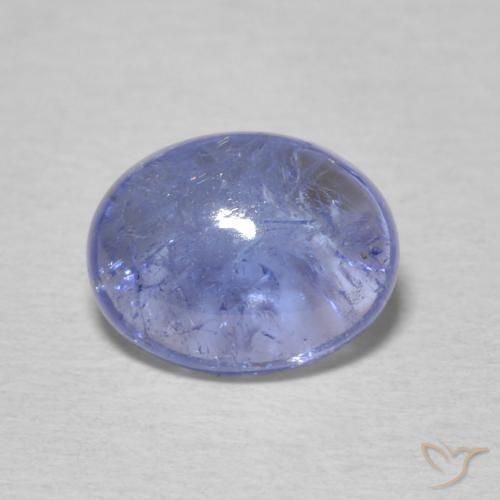2.12ct Natural Azul pastel tanzanita, Ovalada, Transparente