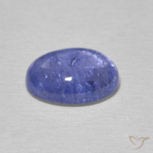 Tanzanita Azul pastel natural de 2.12 ct, Ovalada, Transparente