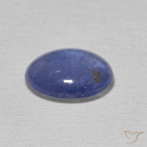 Tanzanita Celeste natural de 1.90 ct, Ovalada, Transparente