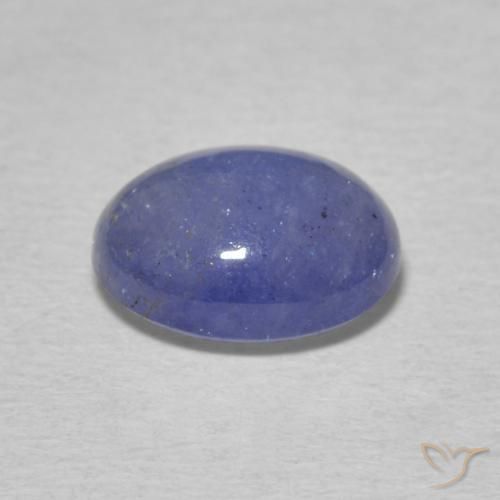 Tanzanita Azul púrpura intenso natural de 2.55 ct, Ovalada, Translúcido