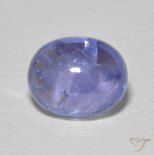 3.78ct Natural Azul violeta tanzanita, Ovalada, Transparente
