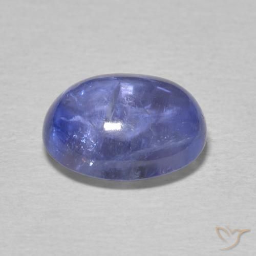 Tanzanita Azul violeta natural de 3.78 ct, Ovalada, Transparente