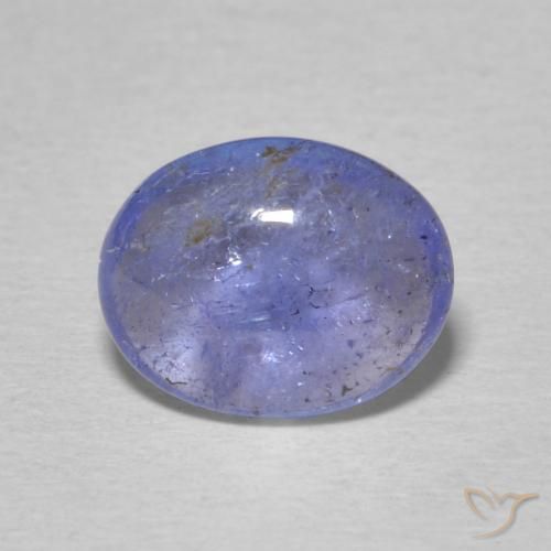 2.40ct Natural Azul violeta intenso tanzanita, Ovalada, Transparente
