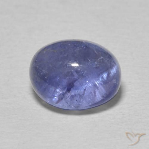 2.99ct Natural Azul violeta intenso tanzanita, Ovalada, Transparente