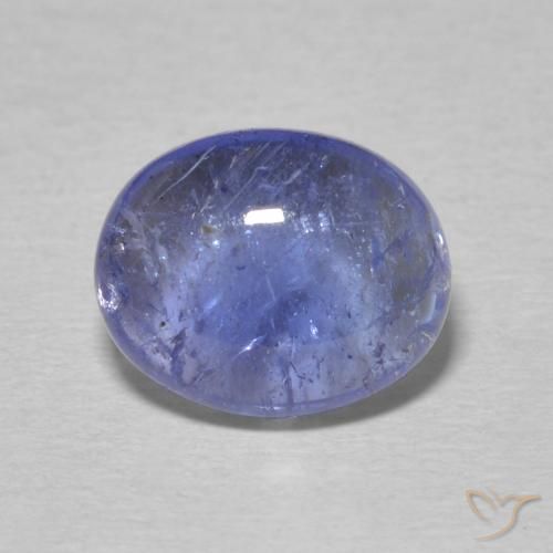 3.62ct Natural Azul oscuro tanzanita, Ovalada, Transparente